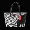 TRIPPY CHECK TOTE