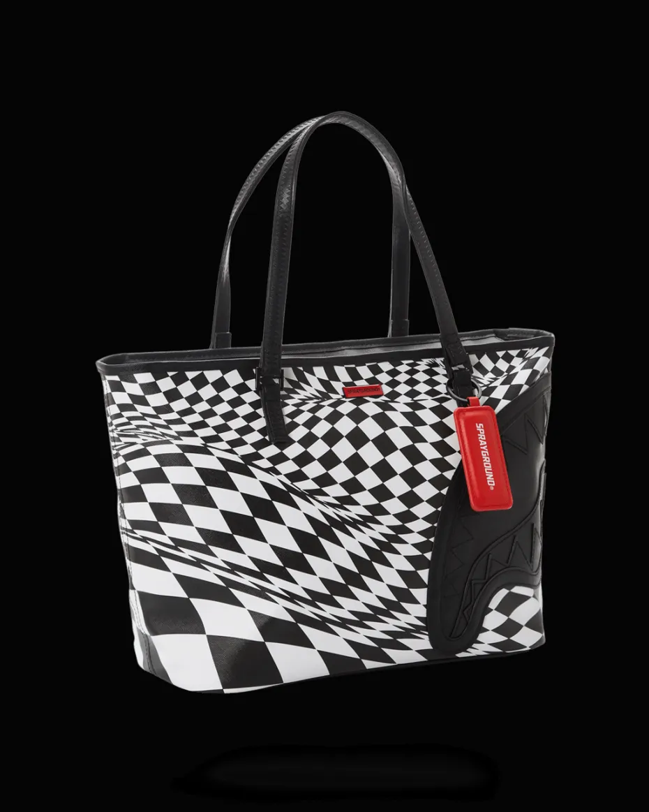 TRIPPY CHECK TOTE
