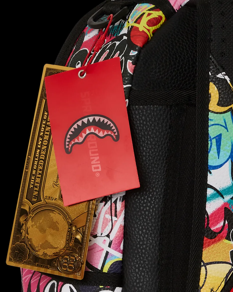 TRI-SPLIT GRAFFITI BACKPACK (DLXV)