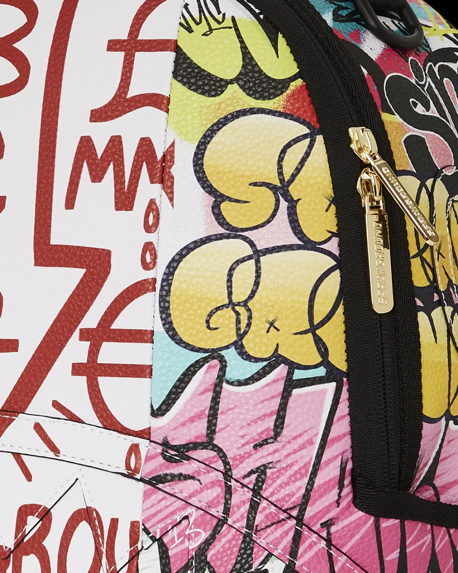 TRI-SPLIT GRAFFITI BACKPACK (DLXV)