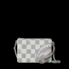 VANQUISH CREAM CROSSOVER CLUTCH