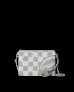 VANQUISH CREAM CROSSOVER CLUTCH