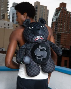WHAT THE BEEP' SHARK MONEYBEAR TEDDYBEAR BACKPACK