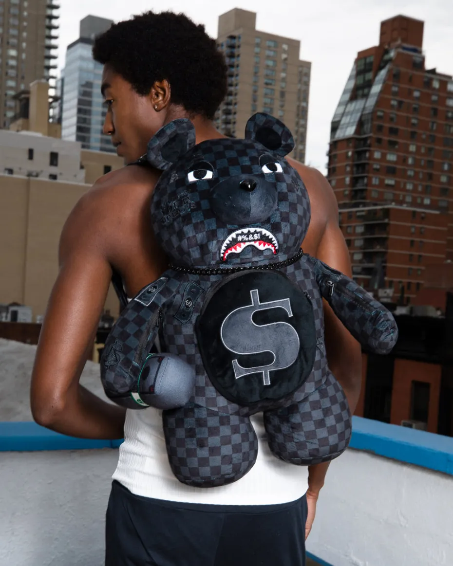 WHAT THE BEEP' SHARK MONEYBEAR TEDDYBEAR BACKPACK